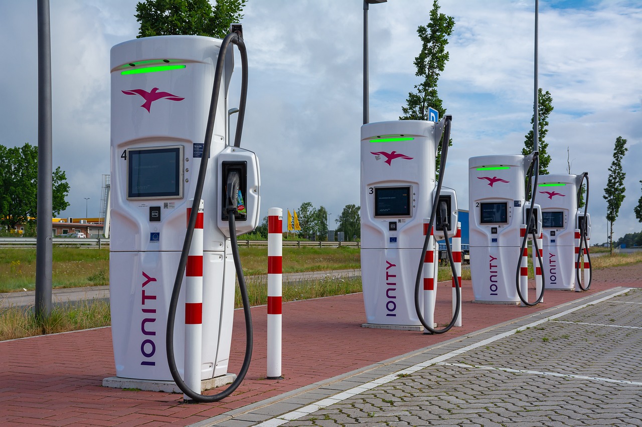 Nové nabíjecí stanice pro elektromobily. 